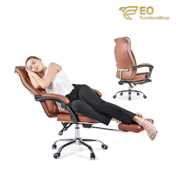 Leather Recliner Office Chair