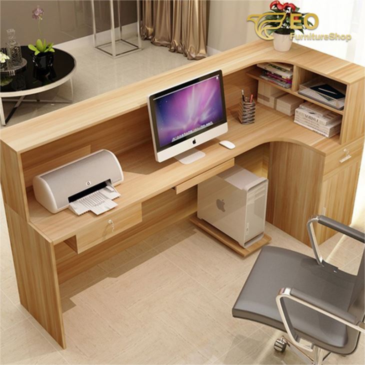 Wood Reception Desk