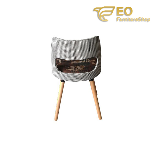 Fabric Wood Bar Chair