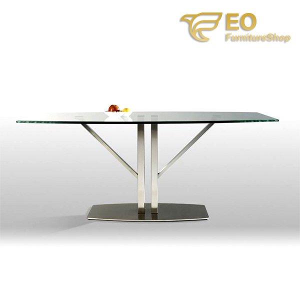 Glass Top Dining Table