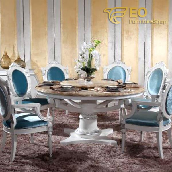 Marble Revolveing Dining Table
